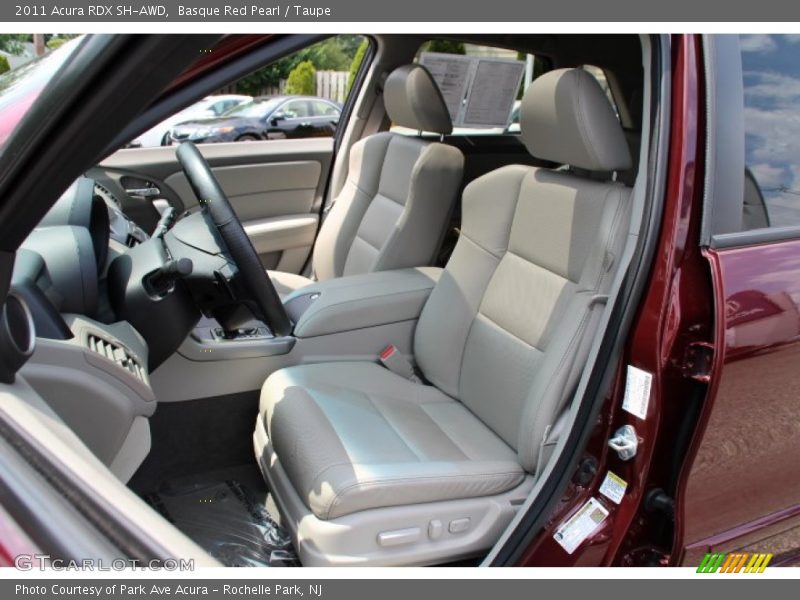Basque Red Pearl / Taupe 2011 Acura RDX SH-AWD