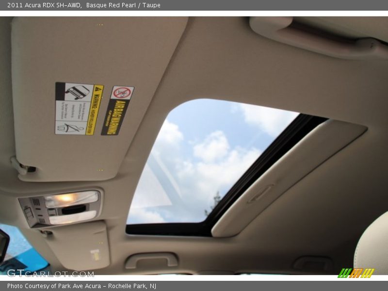 Basque Red Pearl / Taupe 2011 Acura RDX SH-AWD