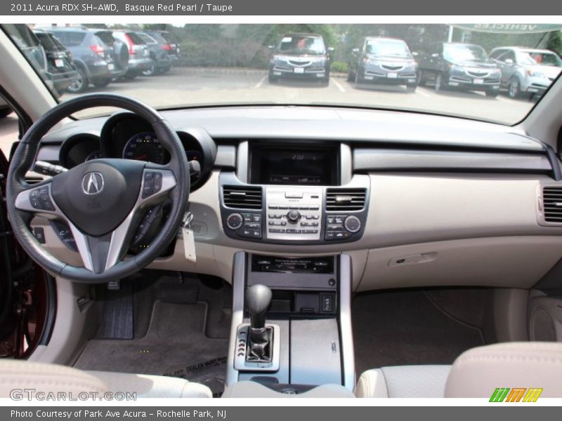 Basque Red Pearl / Taupe 2011 Acura RDX SH-AWD