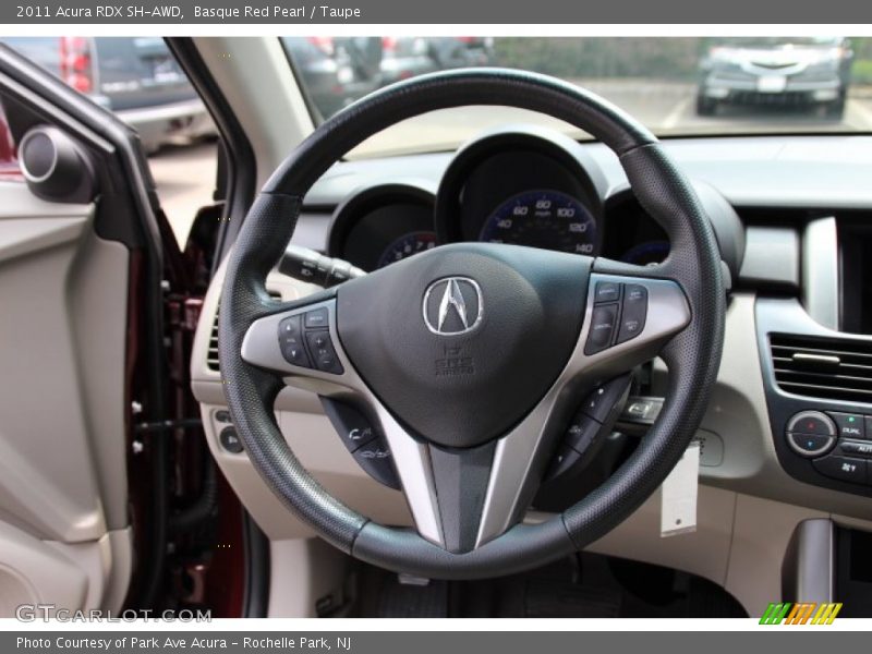 Basque Red Pearl / Taupe 2011 Acura RDX SH-AWD