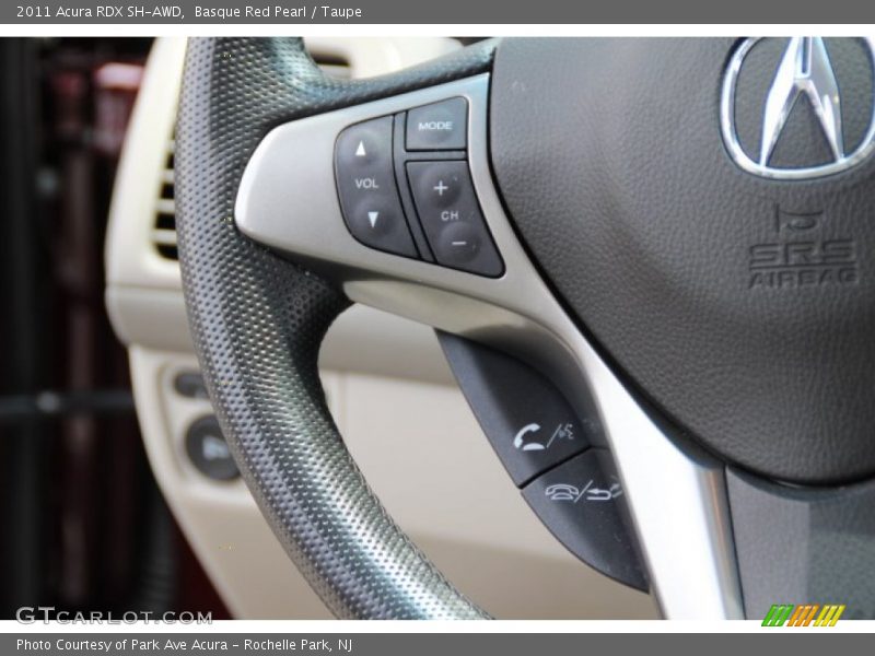 Basque Red Pearl / Taupe 2011 Acura RDX SH-AWD