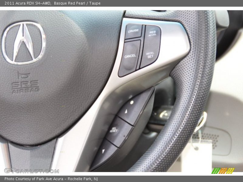 Basque Red Pearl / Taupe 2011 Acura RDX SH-AWD