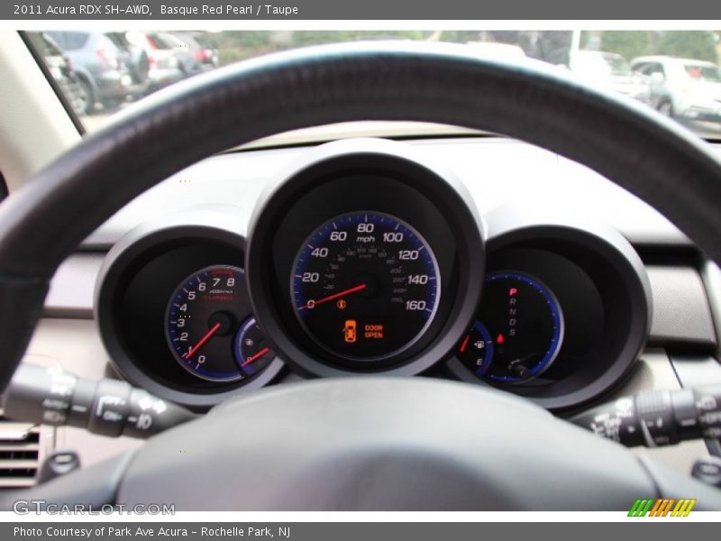 Basque Red Pearl / Taupe 2011 Acura RDX SH-AWD