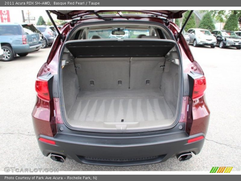 Basque Red Pearl / Taupe 2011 Acura RDX SH-AWD
