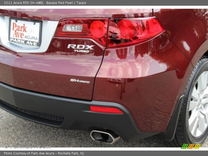 Basque Red Pearl / Taupe 2011 Acura RDX SH-AWD