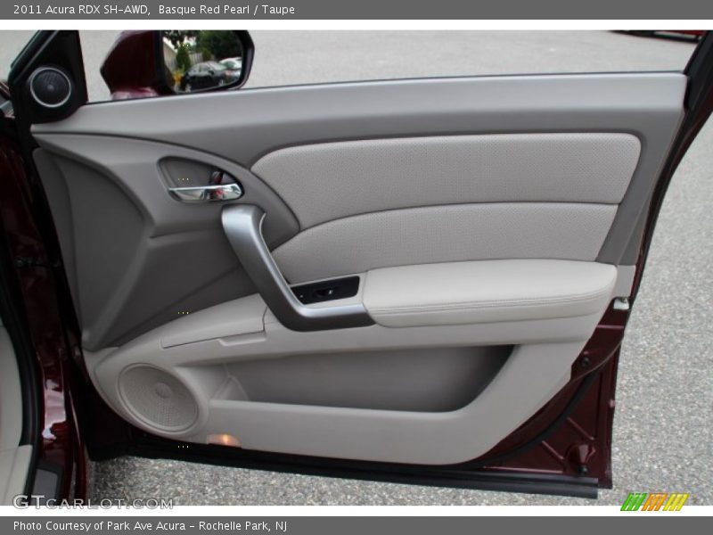 Basque Red Pearl / Taupe 2011 Acura RDX SH-AWD