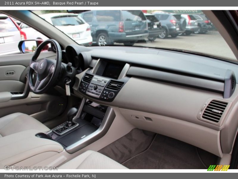Basque Red Pearl / Taupe 2011 Acura RDX SH-AWD