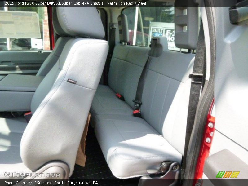 Rear Seat of 2015 F350 Super Duty XL Super Cab 4x4 Chassis