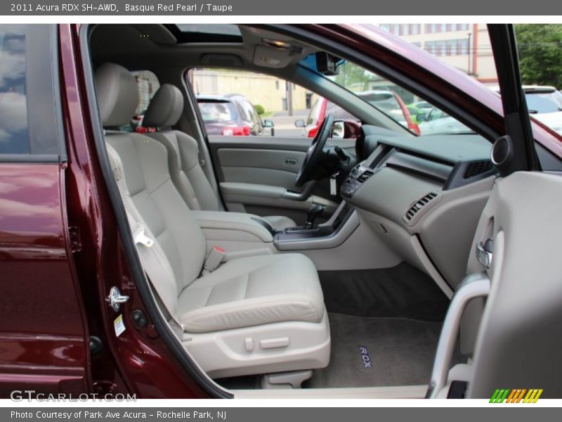 Basque Red Pearl / Taupe 2011 Acura RDX SH-AWD