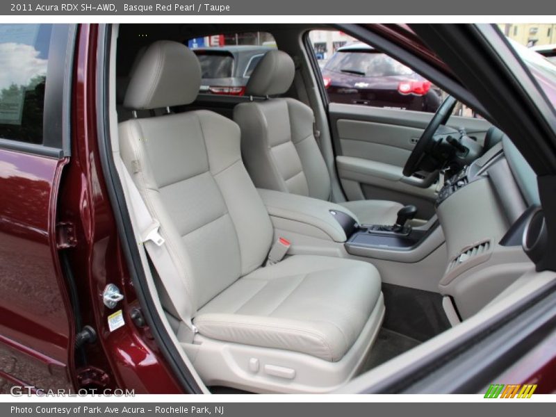 Basque Red Pearl / Taupe 2011 Acura RDX SH-AWD