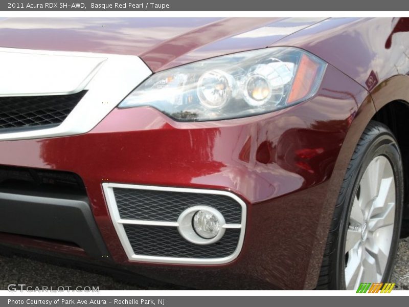 Basque Red Pearl / Taupe 2011 Acura RDX SH-AWD