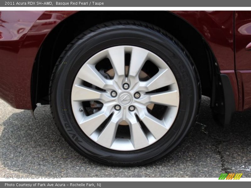 Basque Red Pearl / Taupe 2011 Acura RDX SH-AWD