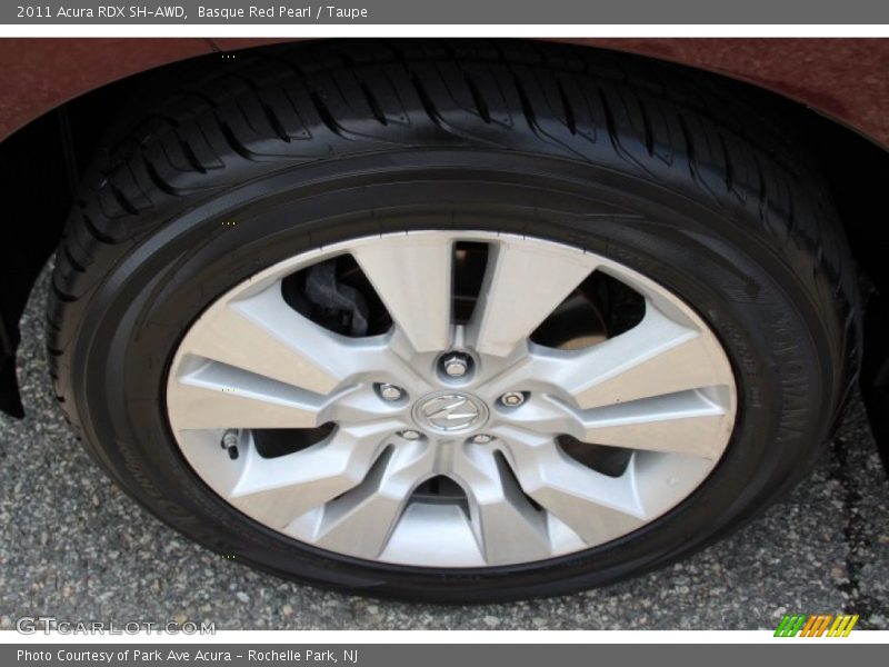 Basque Red Pearl / Taupe 2011 Acura RDX SH-AWD