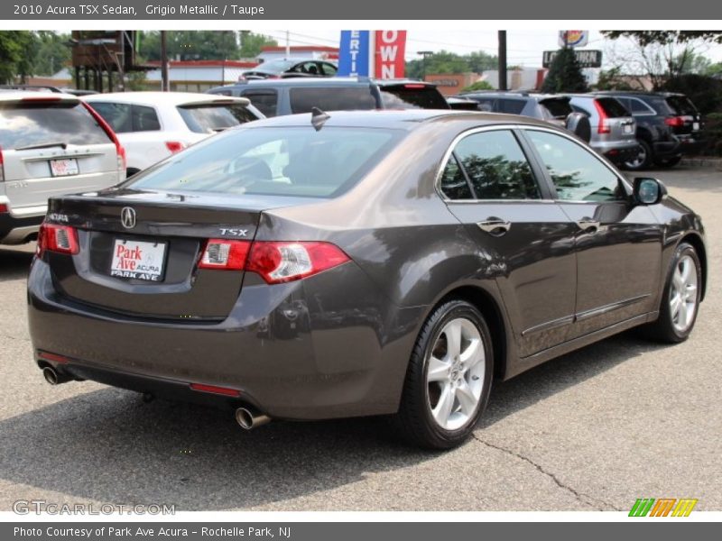 Grigio Metallic / Taupe 2010 Acura TSX Sedan