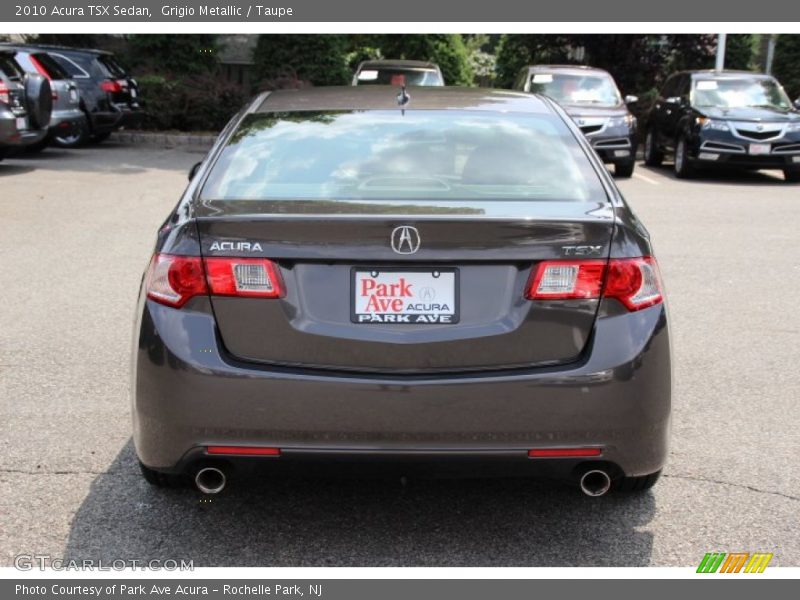 Grigio Metallic / Taupe 2010 Acura TSX Sedan