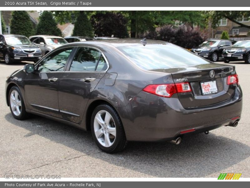 Grigio Metallic / Taupe 2010 Acura TSX Sedan