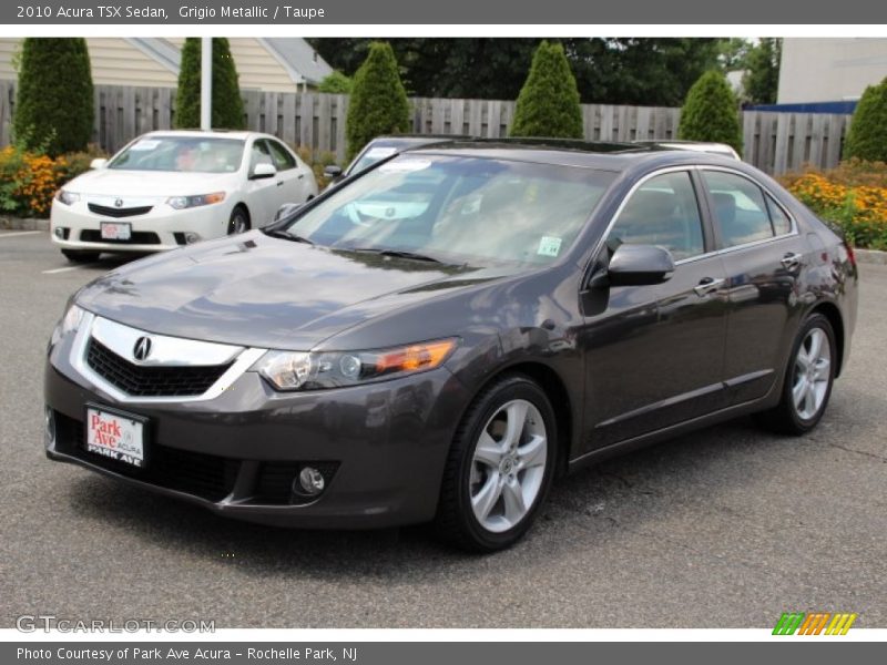 Grigio Metallic / Taupe 2010 Acura TSX Sedan