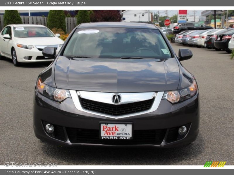 Grigio Metallic / Taupe 2010 Acura TSX Sedan