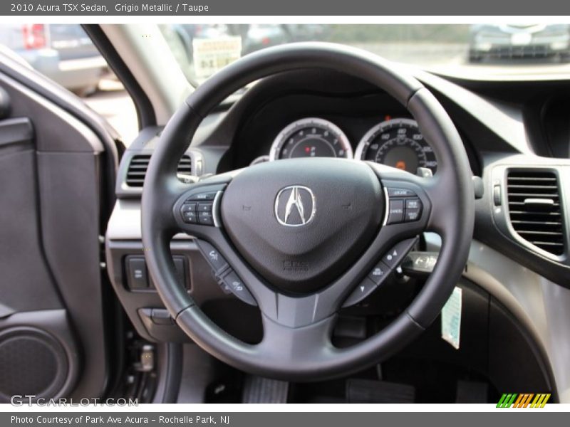 Grigio Metallic / Taupe 2010 Acura TSX Sedan
