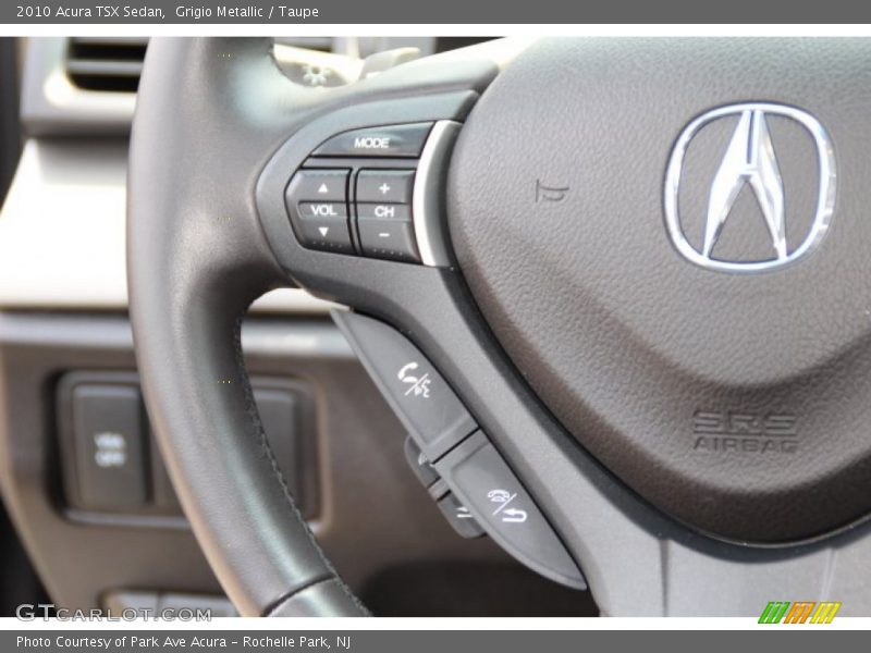 Grigio Metallic / Taupe 2010 Acura TSX Sedan