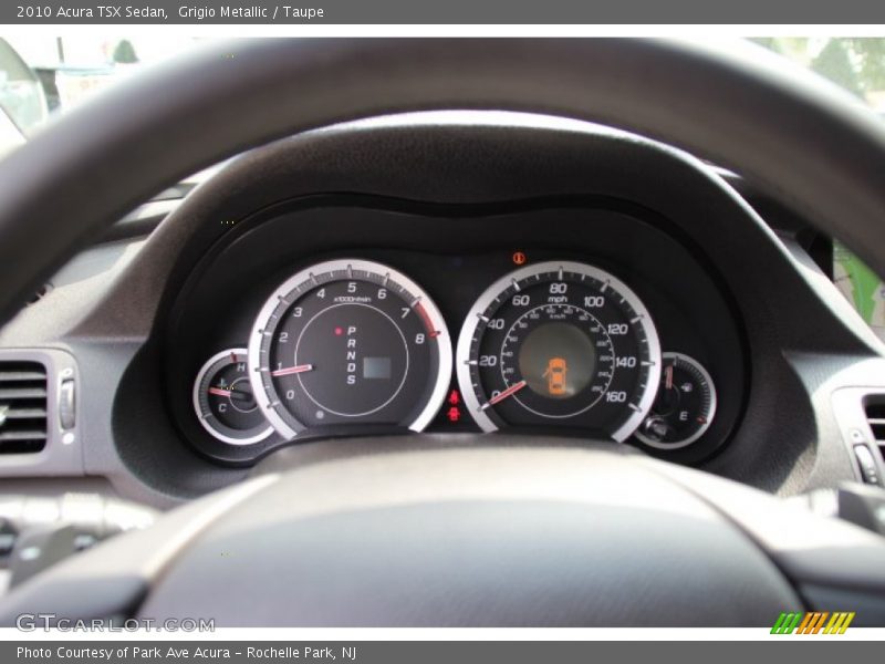 Grigio Metallic / Taupe 2010 Acura TSX Sedan