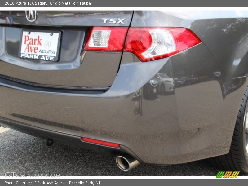 Grigio Metallic / Taupe 2010 Acura TSX Sedan