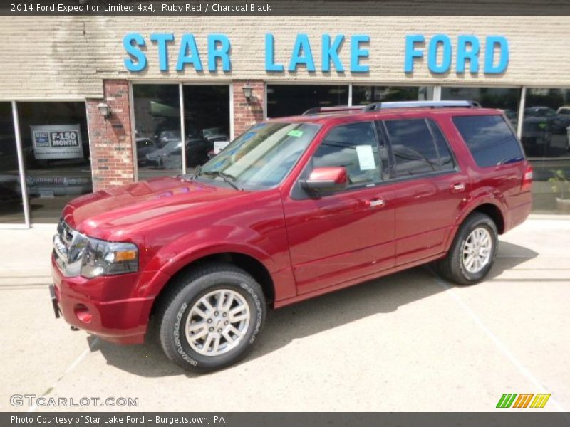 Ruby Red / Charcoal Black 2014 Ford Expedition Limited 4x4