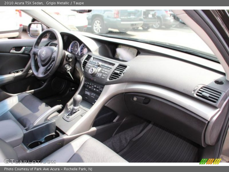 Grigio Metallic / Taupe 2010 Acura TSX Sedan
