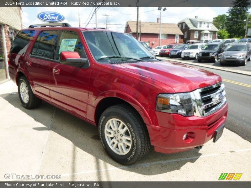 Ruby Red / Charcoal Black 2014 Ford Expedition Limited 4x4