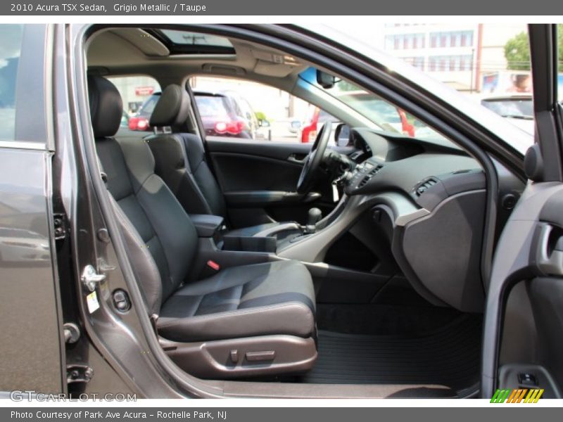 Grigio Metallic / Taupe 2010 Acura TSX Sedan