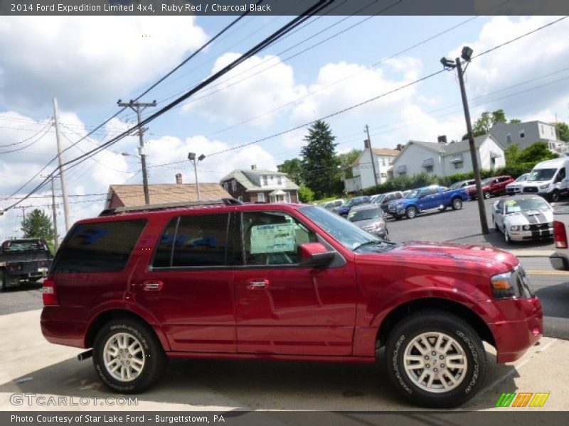 Ruby Red / Charcoal Black 2014 Ford Expedition Limited 4x4