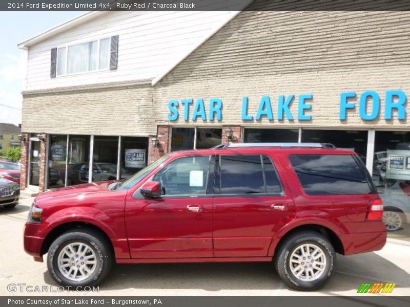 Ruby Red / Charcoal Black 2014 Ford Expedition Limited 4x4