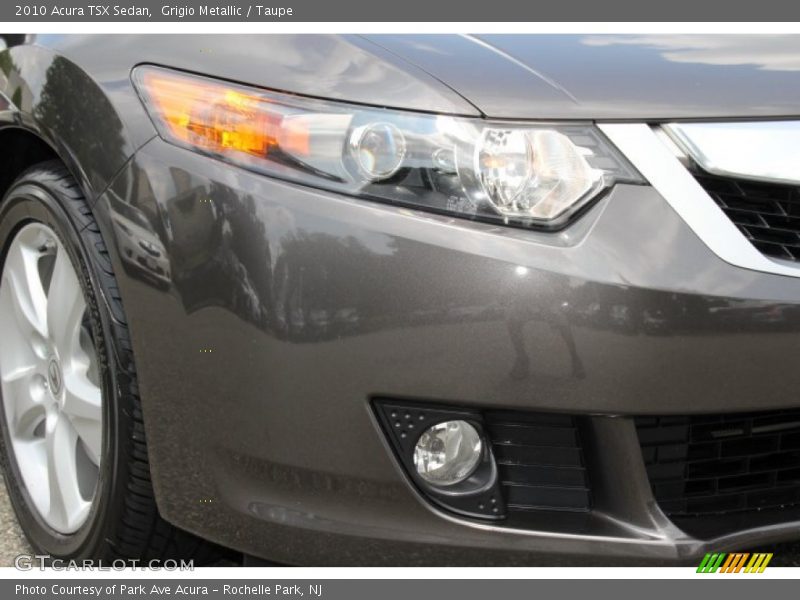 Grigio Metallic / Taupe 2010 Acura TSX Sedan