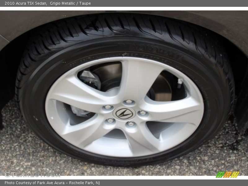 Grigio Metallic / Taupe 2010 Acura TSX Sedan