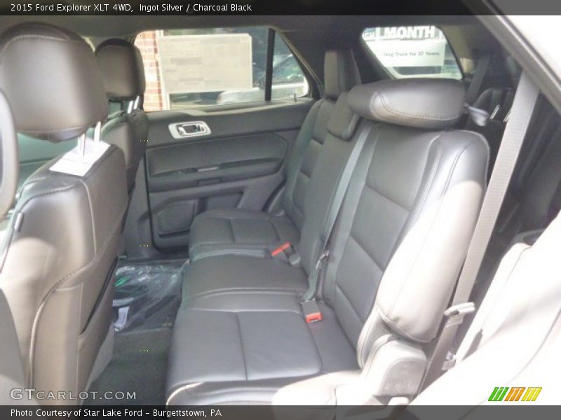 Ingot Silver / Charcoal Black 2015 Ford Explorer XLT 4WD
