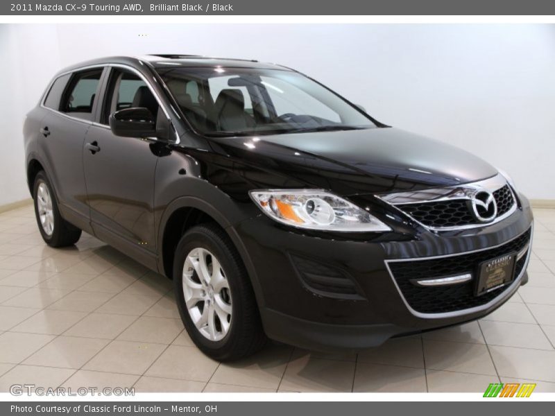 Brilliant Black / Black 2011 Mazda CX-9 Touring AWD