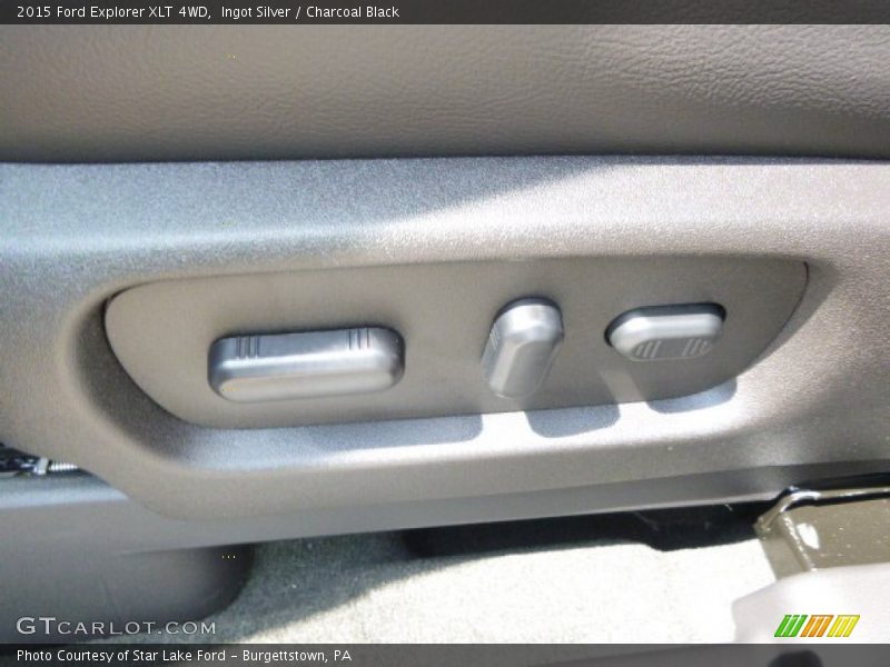 Ingot Silver / Charcoal Black 2015 Ford Explorer XLT 4WD