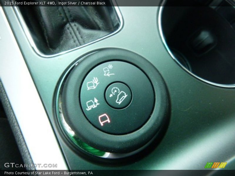 Ingot Silver / Charcoal Black 2015 Ford Explorer XLT 4WD