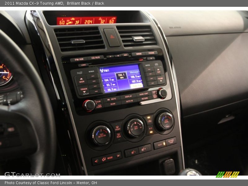 Brilliant Black / Black 2011 Mazda CX-9 Touring AWD