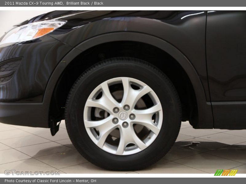 Brilliant Black / Black 2011 Mazda CX-9 Touring AWD