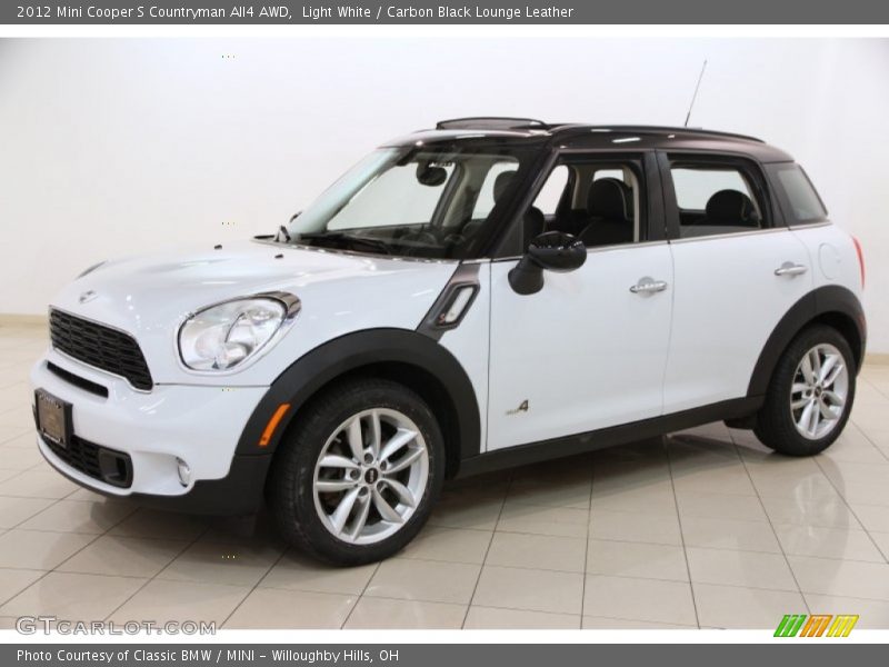 Light White / Carbon Black Lounge Leather 2012 Mini Cooper S Countryman All4 AWD