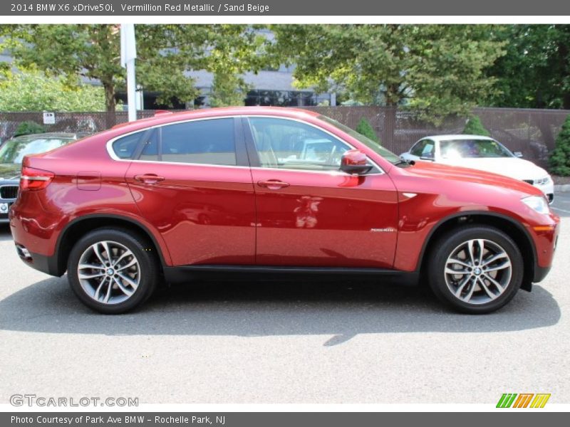  2014 X6 xDrive50i Vermillion Red Metallic