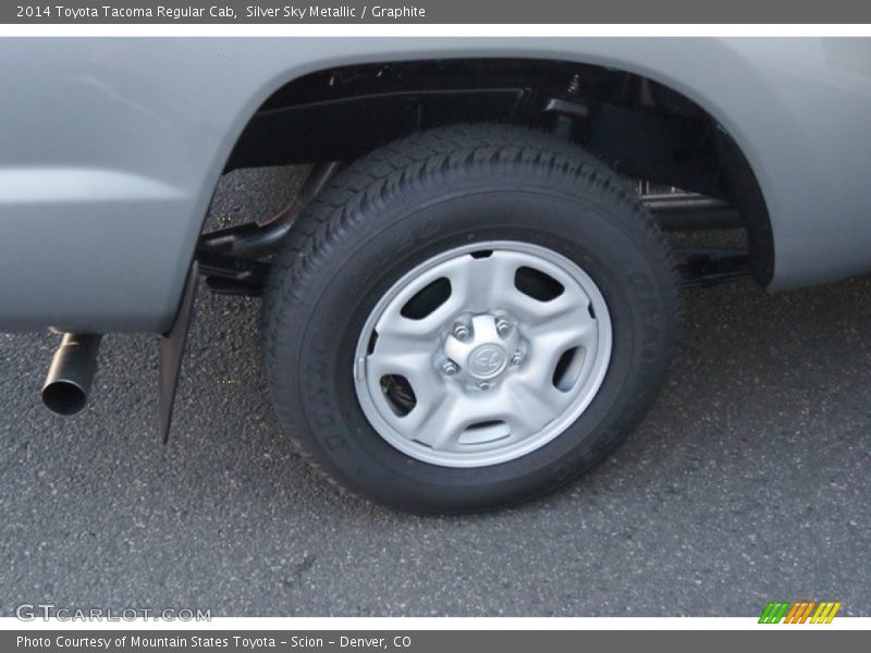 Silver Sky Metallic / Graphite 2014 Toyota Tacoma Regular Cab