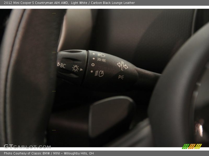 Light White / Carbon Black Lounge Leather 2012 Mini Cooper S Countryman All4 AWD
