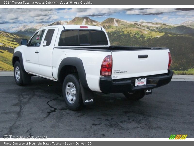 Super White / Graphite 2014 Toyota Tacoma Access Cab 4x4