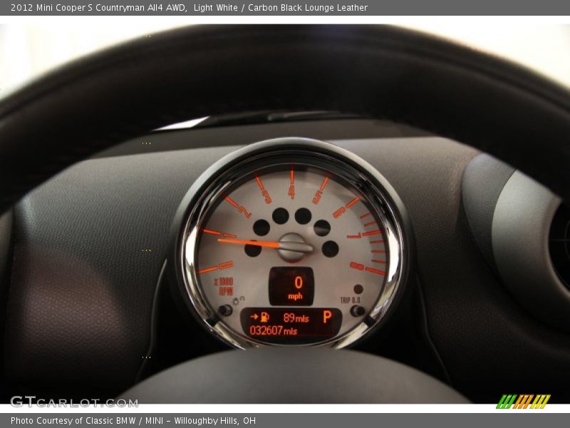 Light White / Carbon Black Lounge Leather 2012 Mini Cooper S Countryman All4 AWD