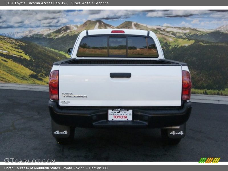 Super White / Graphite 2014 Toyota Tacoma Access Cab 4x4