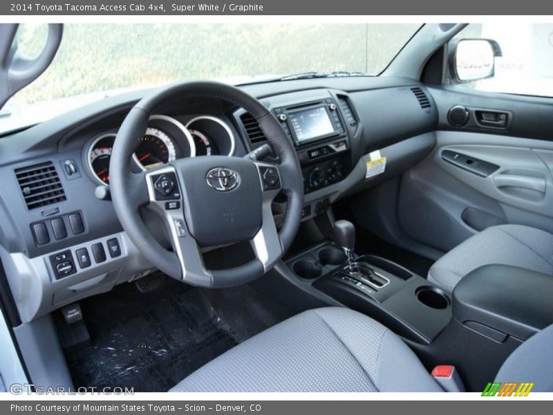Super White / Graphite 2014 Toyota Tacoma Access Cab 4x4