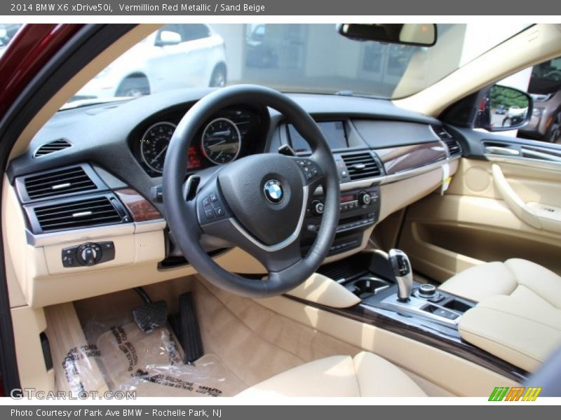  2014 X6 xDrive50i Sand Beige Interior
