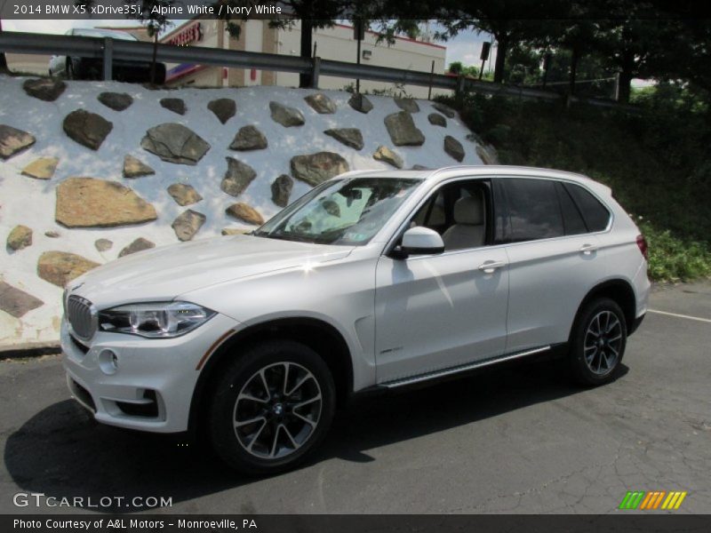 Alpine White / Ivory White 2014 BMW X5 xDrive35i